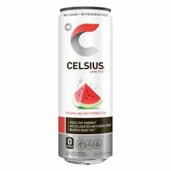 Best deal 🎁 Energy & Sports Drinks Celsius Sparkling Watermelon Drink, 12 Fl. Oz., 12/Carton (CLL00361) 🎁