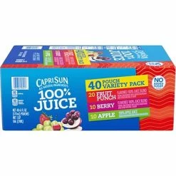 Buy ✔️ Capri Sun® 100% Juice, 6 Fl. Oz. Pouches, Variety Pack, 40/Box (00441) 🎁