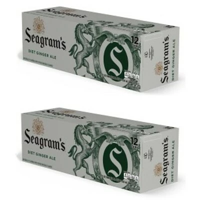 Wholesale βοΈ Soft Drinks Seagram's Diet Ginger Ale, 12 Oz., 24/Carton (00072979003344) β¨