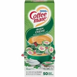 Outlet 👍 Coffee Mate Creamers Coffee-mate Irish Creme Liquid Creamer, 0.37 Oz., 50/Box (35112) 😀