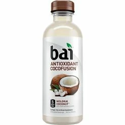 Top 10 👍 Water Bai Cocofusions Molokai Coconut, Antioxidant Infused Beverage, 18 Fl. Oz. Bottles, 12/Pack ✔️