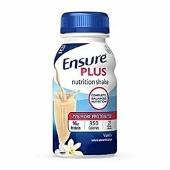 Coupon 😉 Energy & Sports Drinks Ensure PLUS Meal Replacement Nutrition Shake, 8 Oz, Vanilla, 24/Pack (220-01080) 🤩