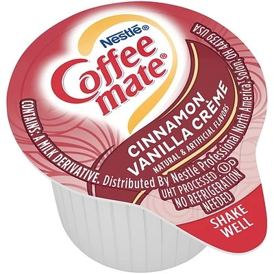 Budget π₯ Coffee Mate Creamers Coffee-mate Cinnamon Vanilla Creme Liquid Creamer, 0.38 Oz., 50/Box (42498) β - Image 2