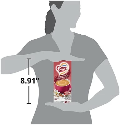 Budget π₯ Coffee Mate Creamers Coffee-mate Cinnamon Vanilla Creme Liquid Creamer, 0.38 Oz., 50/Box (42498) β - Image 4