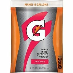 Deals 🔥 Drink Mixes Gatorade Thirst Quencher Fruit Punch Powdered Sports Drink Mix, 51 Oz., 14/Carton (QUA33690) 😉