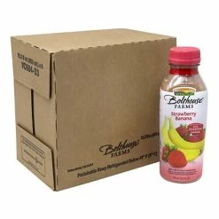 Cheapest ✔️ Bolthouse Farms Strawberry Banana 100% Fruit Juice Smoothie, 15.2 Oz, 6/Pack (902-00458) 🛒