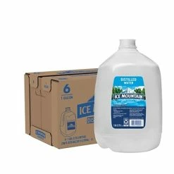New ⌛ Ice Mountain Brand Distilled Water, 1-Gallon Plastic Jug, 6/Carton (11475178) 🔥