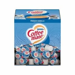 Brand new ✨ Creamers Coffee Mate French Vanilla Dairy Free Liquid Creamer, 0.38 Oz., 180/Box (NES18001) 👍