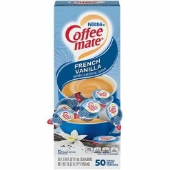 Cheap 🔔 Creamers Coffee Mate French Vanilla Liquid Creamer, 0.38 Oz., 50/Box (35170) 😀