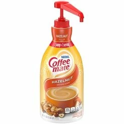 Best Sale 🥰 Creamers Nestle Coffee-mate Hazelnut Liquid Creamer, 50.7 Oz. (NES47862) 🎁