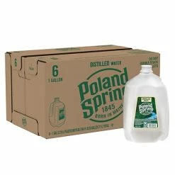 Cheap ⭐ Poland Spring Distilled Water, 1-Gallon Plastic Jug, 6/Carton (12220247) 👏