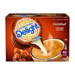 New 🛒 Creamers International Delight Hazelnut Dairy Free Liquid Creamer, 0.44 Oz., 48/Box (WWI02283) 👍