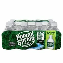 Best deal 😉 Poland Spring 100% Natural Spring Water, Regular Flavor, 8 Oz. Mini Plastic Bottles, 48/Carton (100987) 🧨