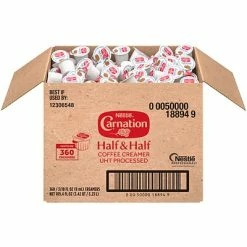 Cheapest 🔔 Creamers Carnation Half And Half Dairy Free Liquid Creamer, 0.3 Oz., 360/Carton (NES18894) 😉