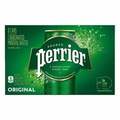 Brand new 💯 Water & Beverages Perrier Carbonated Mineral Water, 330 Ml, 8/Pack 🛒
