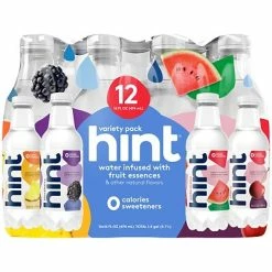 Budget 👍 Hint Starter Pack Flavored Water 16 Oz., 12/Carton (00149) 🥰