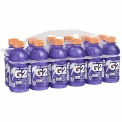 Buy 🧨 Energy & Sports Drinks Gatorade G2 Grape 12 Ounce Bottles, 2/12 Pack (QUA12203) 👏