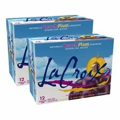 Best deal ✨ Water & Beverages Lacroix Beach Plum Sparkling Seltzer Water, 12 Fl. Oz., 12 Cans/Pack, 2 Packs/Carton (15021762) 😍
