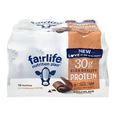 Promo π Energy & Sports Drinks Fairlife High Protein Chocolate Nutrition Shake, 11.5 Oz., 12/Box (220-01002) β¨ - Image 2