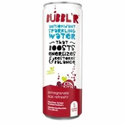 Best reviews of ✨ Bubbl'r Antioxidant Sparkling Water, Pomegranate Acai Refresh'r, 12 Oz. Can, 12/Pack (WIC39920) ⌛