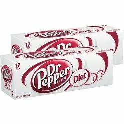 Best Sale 🌟 Soft Drinks Dr Pepper Diet Original Soda, 12 Oz., 24/Carton (78000083163) ⌛