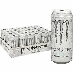 Outlet 😉 Energy & Sports Drinks Monster Energy Ultra Zero Drink, 16 Oz. Cans, 24/Pack (145105) ⭐
