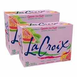 Cheap ๐ Water & Beverages Lacroix Guava Sao Paulo Sparkling Seltzer Water, 12 Fl. Oz., 12 Cans/Pack, 2 Packs/Carton (15021761) ๐