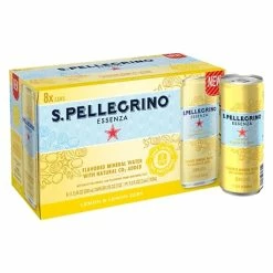Best Pirce 🔔 SANPELLEGRINO Water & Beverages S.Pellegrino Essenza Lemon & Lemon Zest Flavored Mineral Water, 11.15 Fl. Oz. Cans, 8/Pack (12394352) 👏