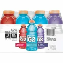 Deals 🥰 Energy & Sports Drinks Gatorade G2 Low Calorie Variety Pack, 20 Oz Bottles, Pack Of 12 (QUA13329) 😀