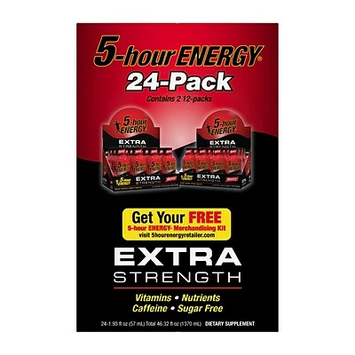 Cheapest ๐ 5-Hour Energy Energy & Sports Drinks 5 Hour Energy Extra Strength Berry , 1.93 Oz, 2 12-Packs ๐ - Image 3