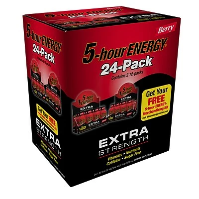 Cheapest ๐ 5-Hour Energy Energy & Sports Drinks 5 Hour Energy Extra Strength Berry , 1.93 Oz, 2 12-Packs ๐ - Image 4