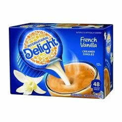 Best reviews of 🎁 Creamers International Delight French Vanilla Dairy Free Liquid Creamer, 0.44 Oz., 48/Box (WWI02282) 😉