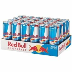 Budget 🤩 Energy & Sports Drinks Red Bull Sugarfree Energy Drink, 12 Fl. Oz., 24 Cans/Carton (RB4817) 🎁