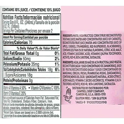 Cheapest 💯 V8® Splash® Tropic Blend Juice Drink, 16 Oz. Bottles, 12/Pack 🥰 - Image 2