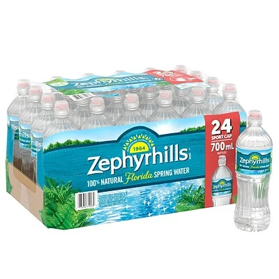 Top 10 π Zephyrhills 100% Natural Spring Water, Regular Flavor, 700ml Bottles With Sport Cap, 24/Carton (12087206) π§¨