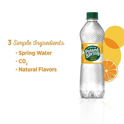 Top 10 ๐คฉ Water & Beverages Poland Spring Sparkling Water, Orange, 16.9 Oz. Bottles, 24/Carton (12349571/122060) ๐ - Image 5