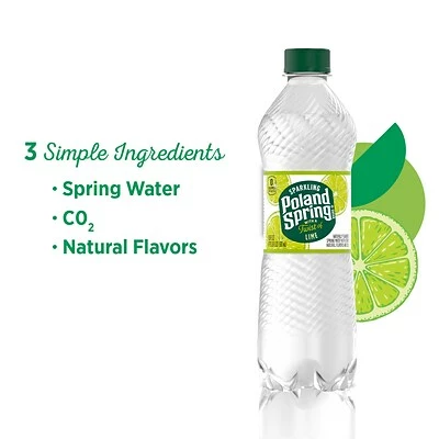 Wholesale π€© Water & Beverages Poland Spring Sparkling Water, Zesty Lime, 16.9 Oz. Bottles, 24/Carton (12349570/122058) β¨ - Image 5