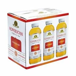 Brand new ⌛ GT’s Juice GT'S Organic Raw Kombucha Gingerade, 16 Oz., 6/Box (902-00098) 😉