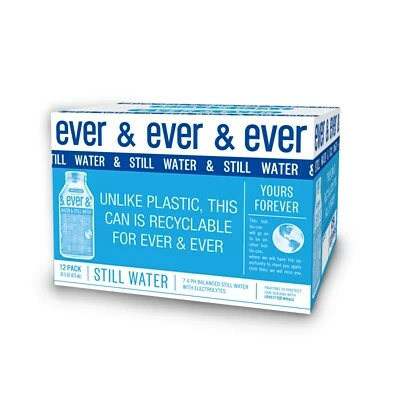 Outlet π Ever & Ever Spring Water Ever & Ever Reverse Osmosis Still Water, 16 Oz., 12/Carton (800000) π - Image 2