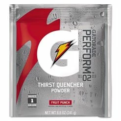 Best reviews of 🌟 Drink Mixes Gatorade Thirst Quencher Fruit Punch Powdered Sports Drink Mix, 8.5 Oz., 40/Carton (QOC 3808) 🌟