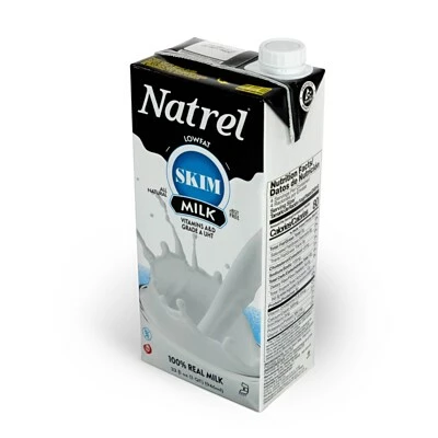 Cheap 𧨠Natrel Skim Milk, 32 Oz., 12/Carton (PAU93047) π€©
