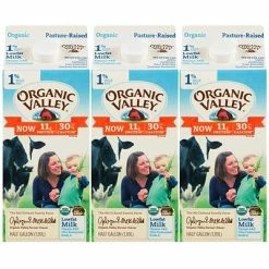 Best Sale 🛒 Organic Valley 1% Milk, 64 Oz., 3/Pack (307-00349) 👍