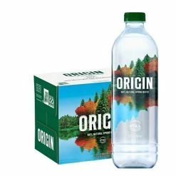 Budget 🛒 Poland Spring ORIGIN, 100% Natural Spring Water, 900 ML, Recycled Plastic Bottle (12 Count) 💯
