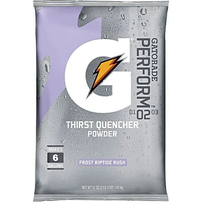 Top 10 💯 Drink Mixes Gatorade Thirst Quencher Frost Riptide Rush Powdered Sports Drink Mix, 51 Oz., 14/Carton (308-33672) 🥰
