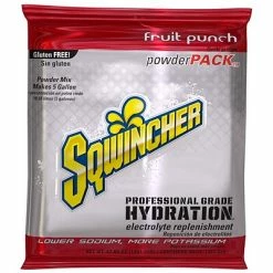 Best Pirce 🌟 Powder Pack Drink Mixes Sqwincher Fruit Punch Sports Energy Drink Powder Mix, 47.66 Oz., 16 Packs/Carton (016405-FP) 😉