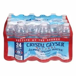 Brand new 👍 Crystal Geyser 100% Natural Spring Water, 16.9 Oz., 24 Bottles/Case (CGW24514CS) 😀