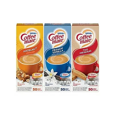 Best reviews of π Creamers Coffee Mate Singles Original Liquid Creamer, Variety Pack, 4/Pack (283-00012) π